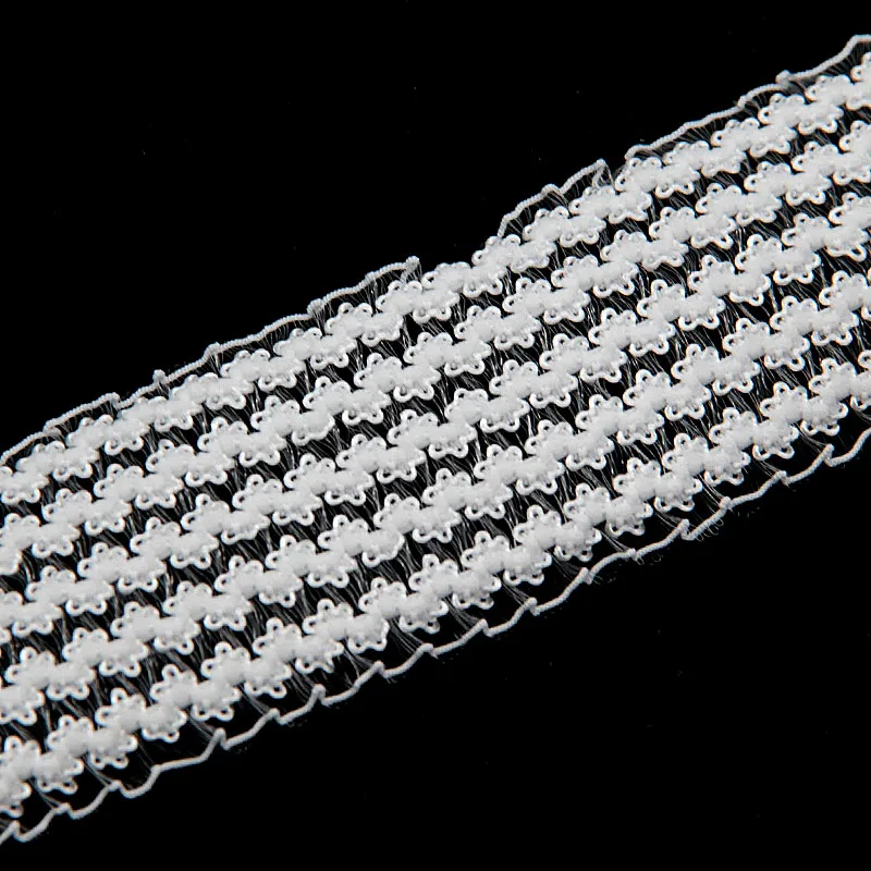 Эластичная лента для шитья ширина 40 мм 50 черно-белая кружевная эластичная на