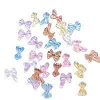 50pcs nail jewelry japanese bow tie nail decoration resin candy fairy aurora symphony butterfly bows nail charm alloy dcy324523