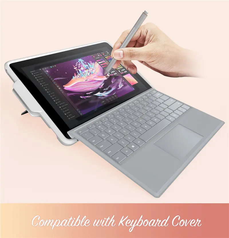 Для microsoft Surface Pro 6/Pro 5/Pro /Pro4/Pro LTE Чехол i-Blason Cosmo мраморный чехол с держателем для ручек, совместим с клавиатурой