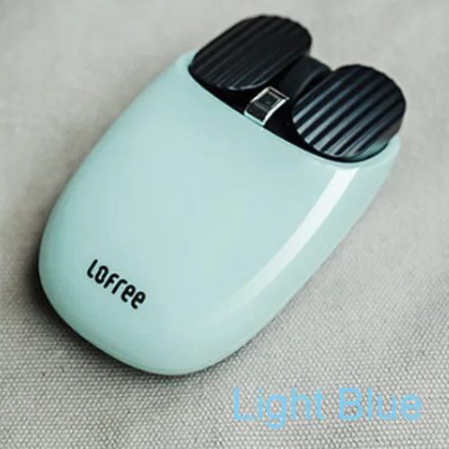 Xiaomi Youpin LOFREE Беспроводная bluetooth-мышка 2,4G Bluetooth двухрежимный подключение жеста игра офисная компьютерная мышь для Windows - Цвет: Синий