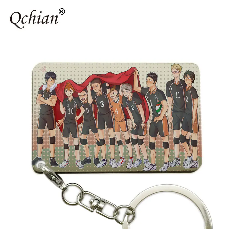 Аниме Haikyuu брелок для ключей влюбленных в волейбол борьба за славу мужской |