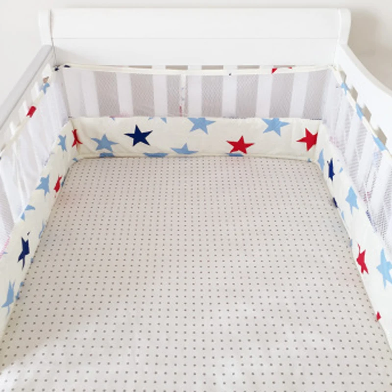

Anticollision One-piece Baby Crib Bed Bumper, 180*30cm Baby Crib Protector For Newborns, Safety Baby Bed Around Linen Cot Fence