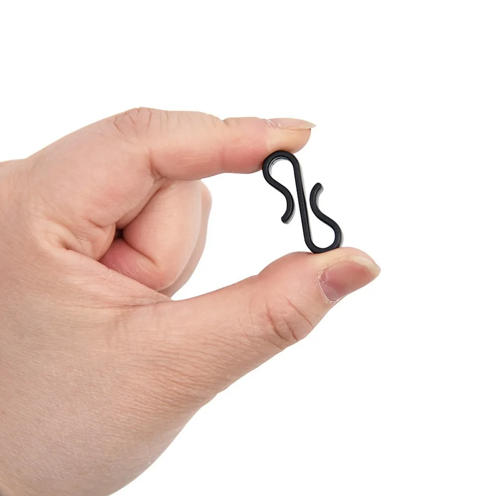

Outdoor Hooks Plastic S-Shaped Anti-Lost Camping Carabiner Mini Duable