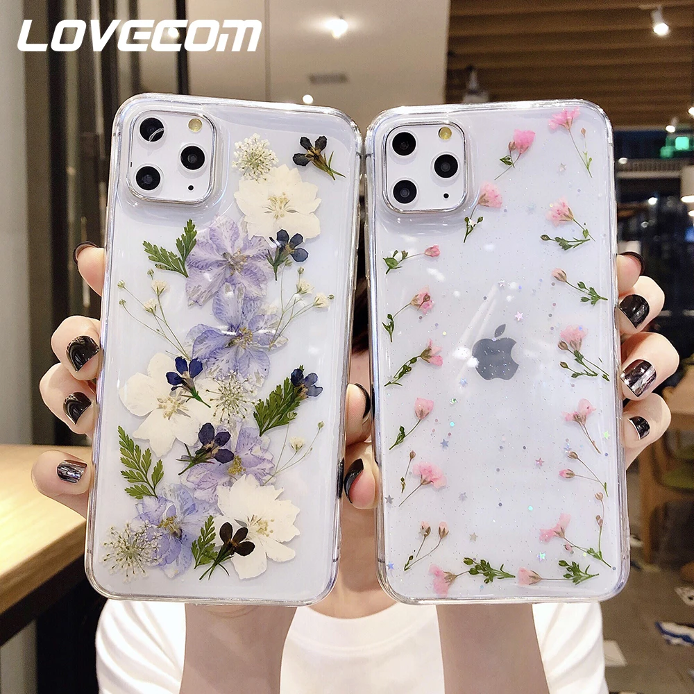 Чехол LOVECOM для iPhone 11 Pro Max XR XS 7 8 6 6S Plus X мягкий эпоксидный прозрачный | Мобильные