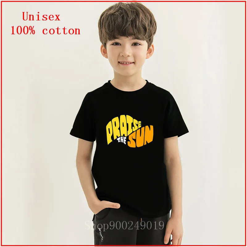 Футболки для мальчиков с коротким рукавом и круглым вырезом из 100%