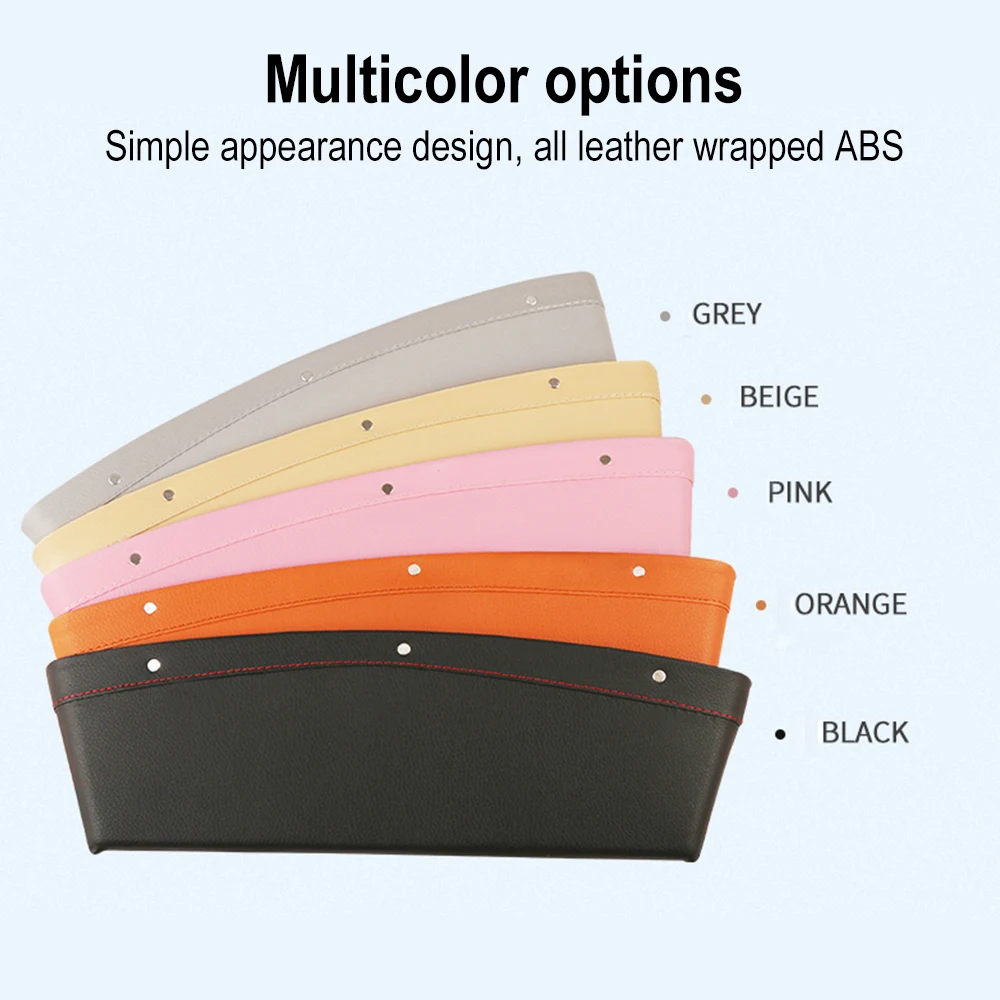 

Auto Seat Pocket Catcher Organizer Leak-Proof Artificial Leather Space Storage Case Car Seat Crevice Storage Bag Box