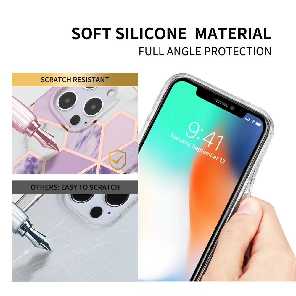 

Marbled 12 Pro Max 11 pro x s Max 12 mini apple x s Xr case iphone 7Plus 8plus