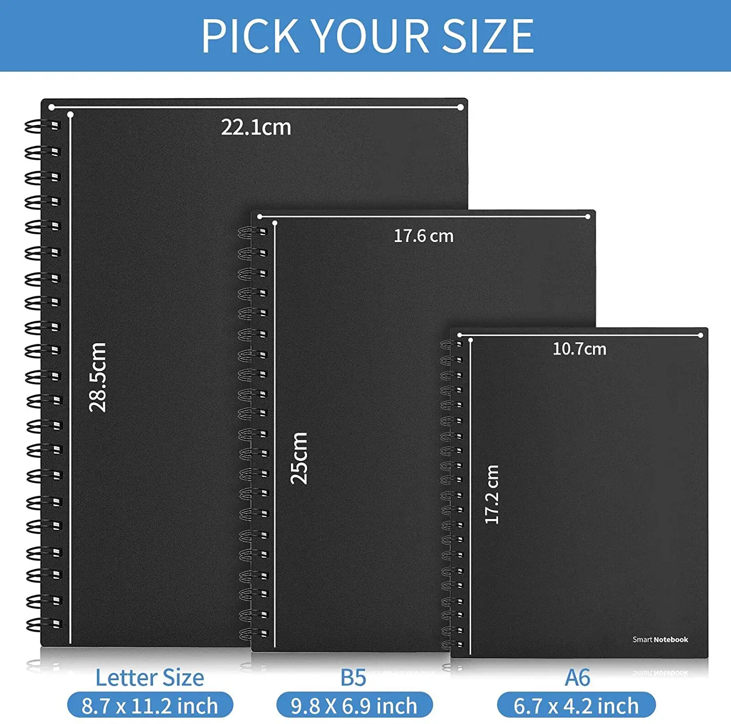 Smart Reusable Notebook A4 Erasable Wirebound Notebook Sketch Pads APP Storage Office Drawing Kids Gift VIP Drop Shipping images - 6