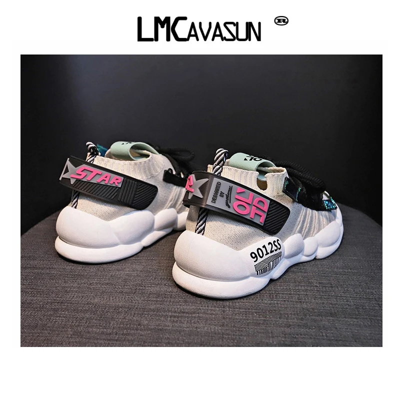 LMCAVASUN/; модные летние женские кроссовки; сезон осень; женские кроссовки на платформе; парусиновая обувь