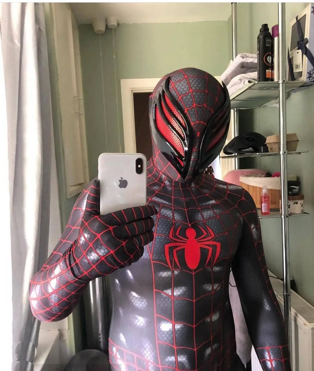 Черный Человек-паук 3 Raimi Человек-паук косплей костюм супергероя Zentai бодицуи взрослый человек Future Foundation Человек-паук комбинезон Комбинезоны - Цвет: Черный