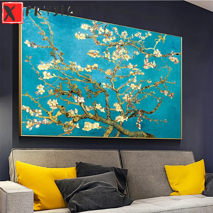 

Diamond Painting Famous Van Gogh Art Ginkgo Tree Flower 5d Diamond Embroidery Full Diamond Mosaic Cross Stitch Decoration