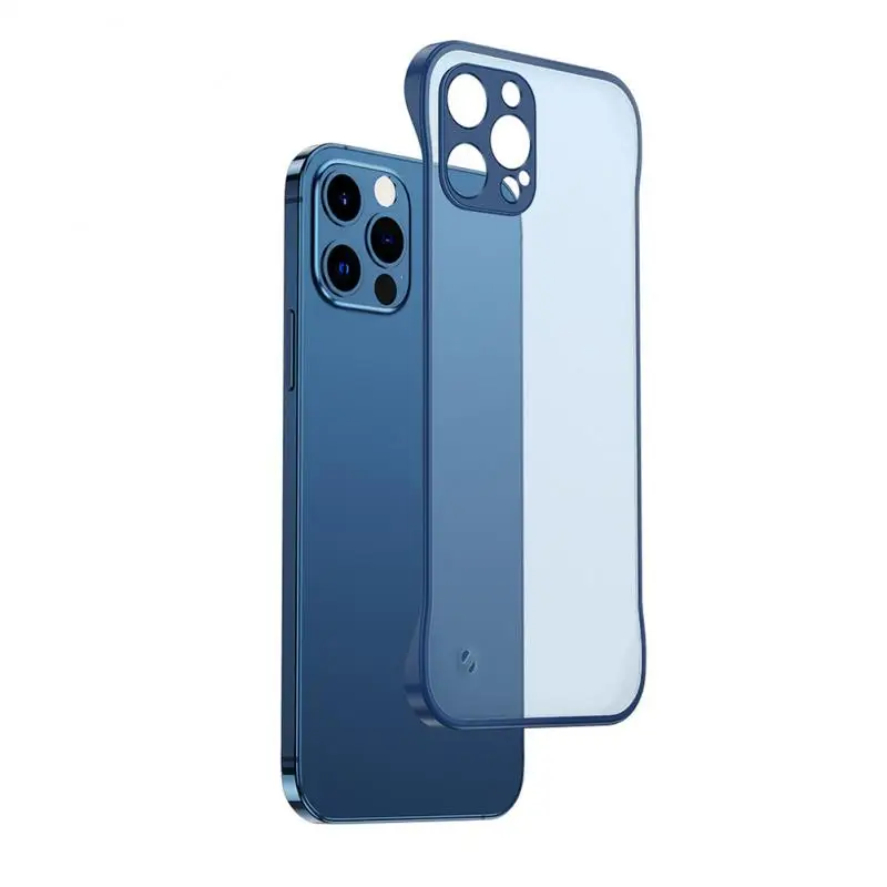 

Camera Lens Protection Phone Case For IPhone 13/13 Pro/ 13 PROMax Frosted Translucent Ultra-thin Borderless Protective Cover