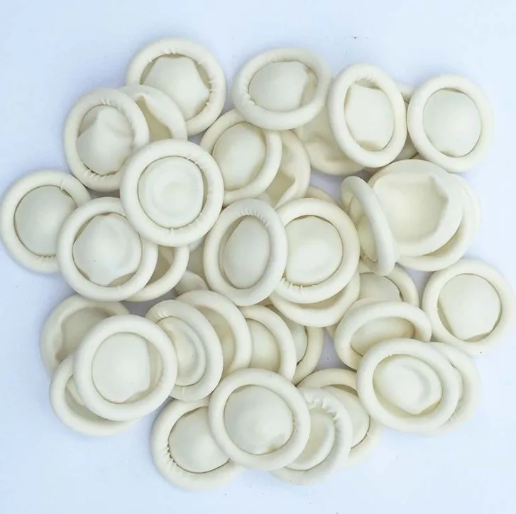 

100Packs Durable Natural Latex Anti-Static Finger Cots Practical Design Disposable Makeup Extension household Gloves Garden Tool