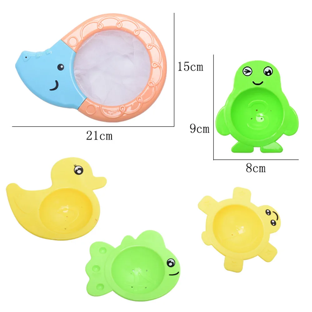 Летние милые игрушки из полиэтилена для ванной и душа 5 шт. в комплекте малышей