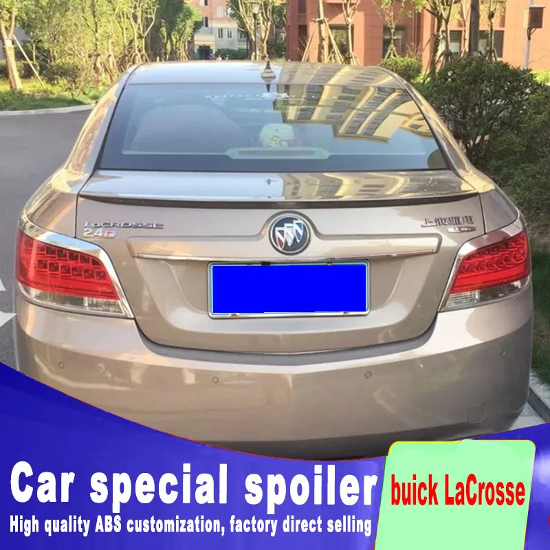Спойлер для buick LaCrosse 2009 2010 2011 2012 черно-белая краска из высококачественного