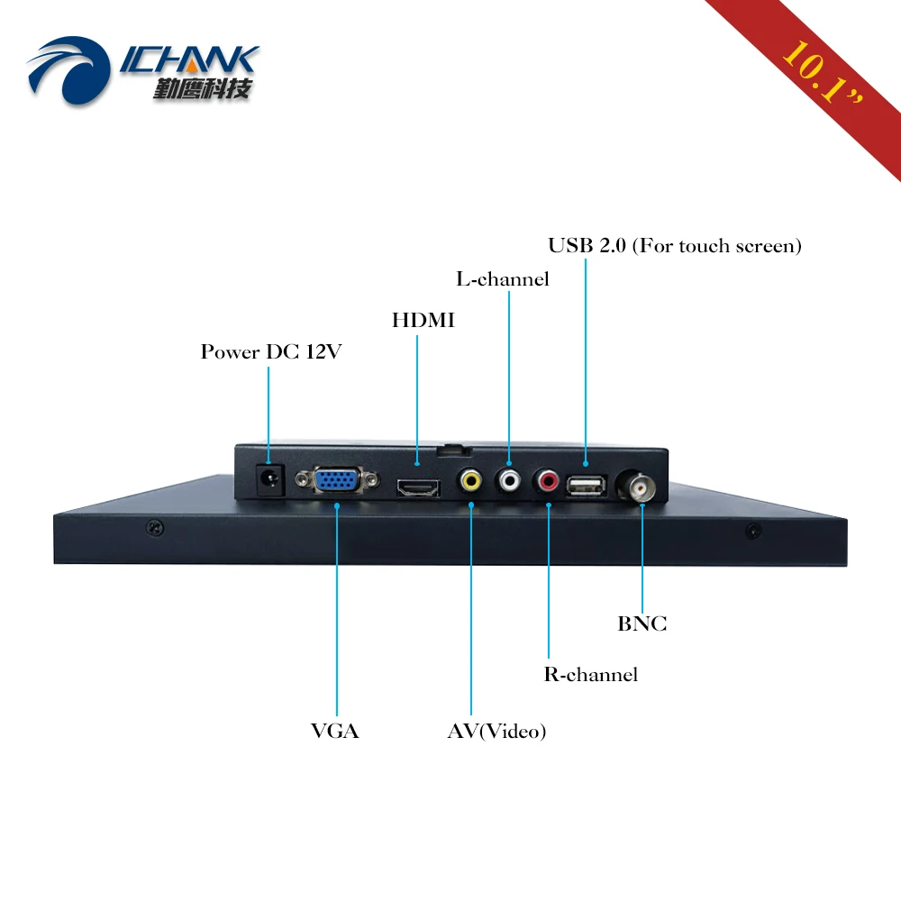 ZB101TC-59HL/10.1" inch 1920x1200 1080p IPS Widescreen HDMI USB Support Linux Ubuntu Raspbian Debian Touch LCD Screen PC Monitor - купить