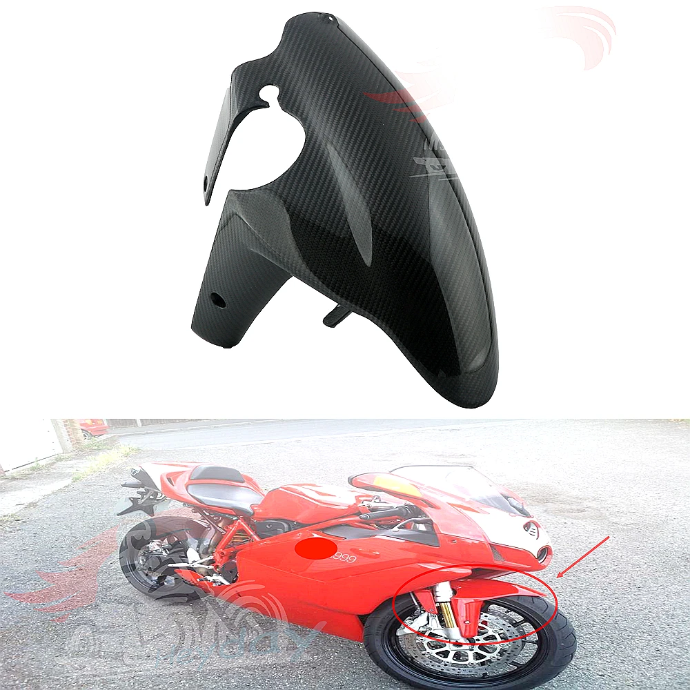Брызговик из углеродного волокна для DUCATI 999 749 2003 2004 2005 2006 переднее брызговик от