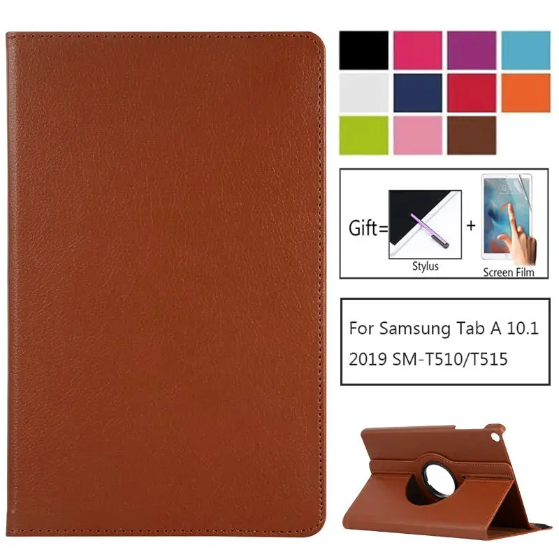 Вращающийся на 360 градусов Чехол книжка с подставкой кожаный чехол для Samsung Galaxy Tab