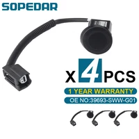 sopedar 4pcs front bumper parking assist sensor parking sensors for honda cr v 2006 2012 39693swwg01 39693 sww g01 188300 5921
