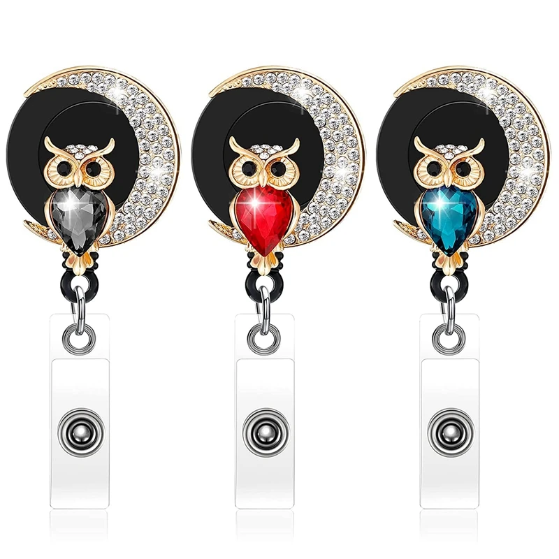 

3 шт., держатель для бейджа в виде совы