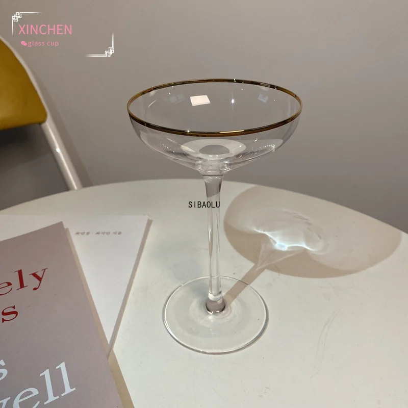 

Ins Net Red and White Wine Glass Crystal Liqueur Wine Glass Cocktail Glass Champagne Glass Tall Glass Sparkling Wine Glass