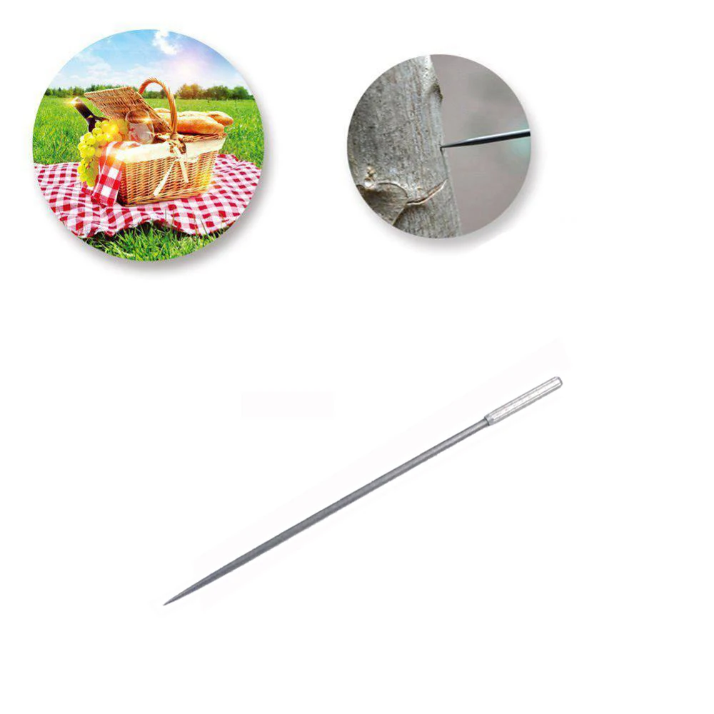 Металлическая титановая зубочистка из нержавеющей стали 10 шт. многоразовая