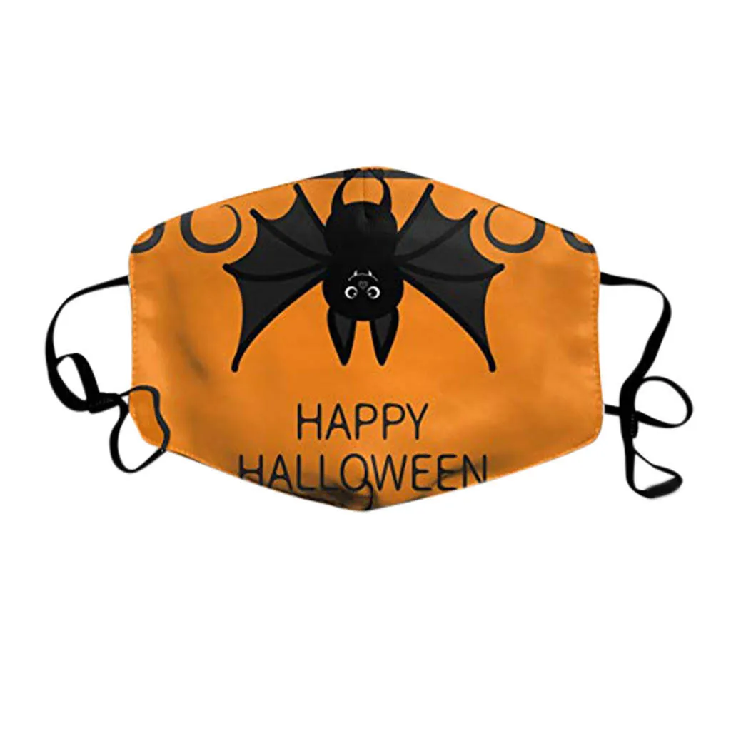 

Adult Face-masks Halloween Funny Print Mondmasker Reusable Masque Washable Mondkapjes Wasbaar Mascarillas Halloween Cosplay