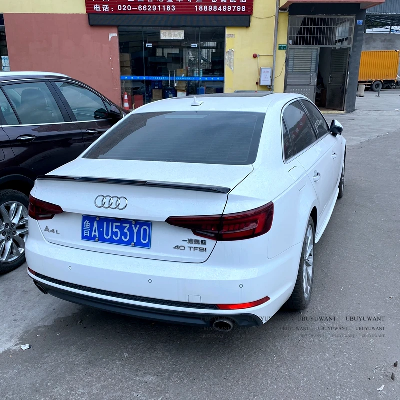 Спойлер UBUYUWANT для Audi A4 B9 2017 2018 задний спойлер багажника высококачественный
