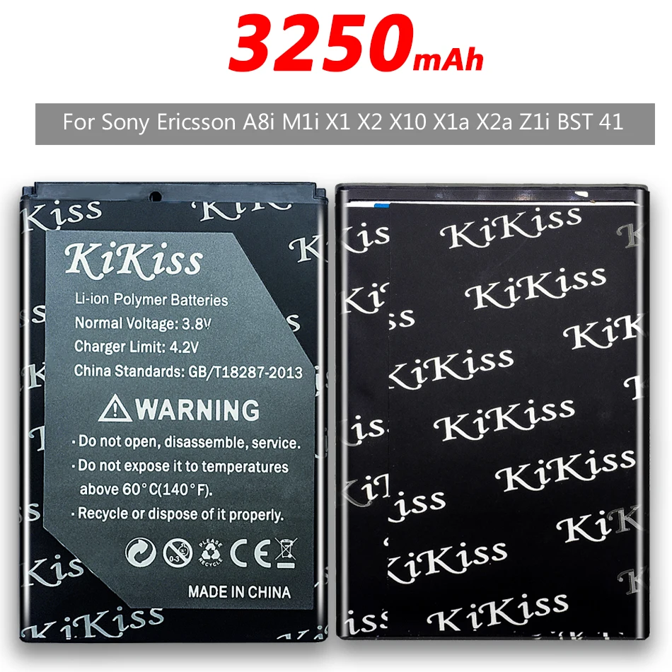 BST-41 3250mAh Battery For Sony Ericsson Xperia PLAY R800 R800i A8i M1i X1 X2 X2i X10 X10i / Play Z1i +Tracking Nu | Мобильные