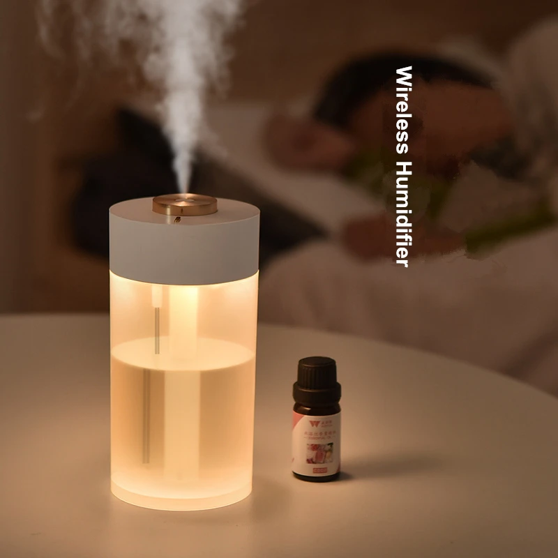 

780ml Wireless Air Humidifier 2000mAh Battery Rechargeable Humidificador Fogger Portable Water Diffuser Air Purifier Mist Maker