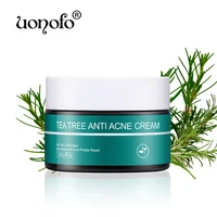 effect tea tree anti acne face cream pimple spots removal oil control shrink pores moisturizing acne treatment cream skin care