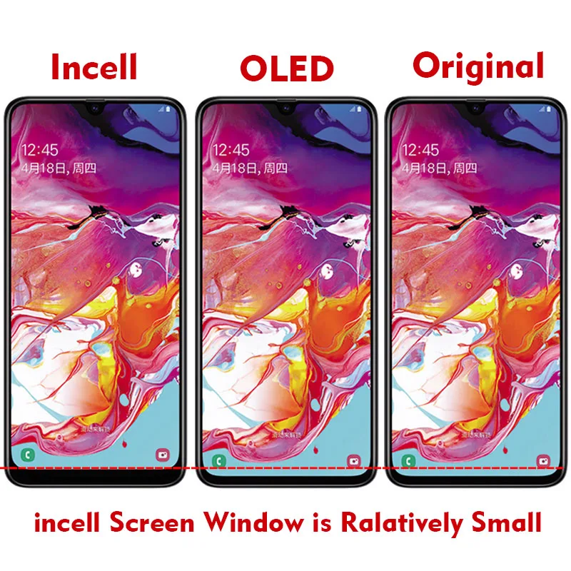 Pantalla LCD A305 Original para m&oacute;vil, montaje de digitalizador con pantalla t&aacute;ctil OLED, para Samsung A30 2019 SM A305F A305FN A305G A3050 DS-1