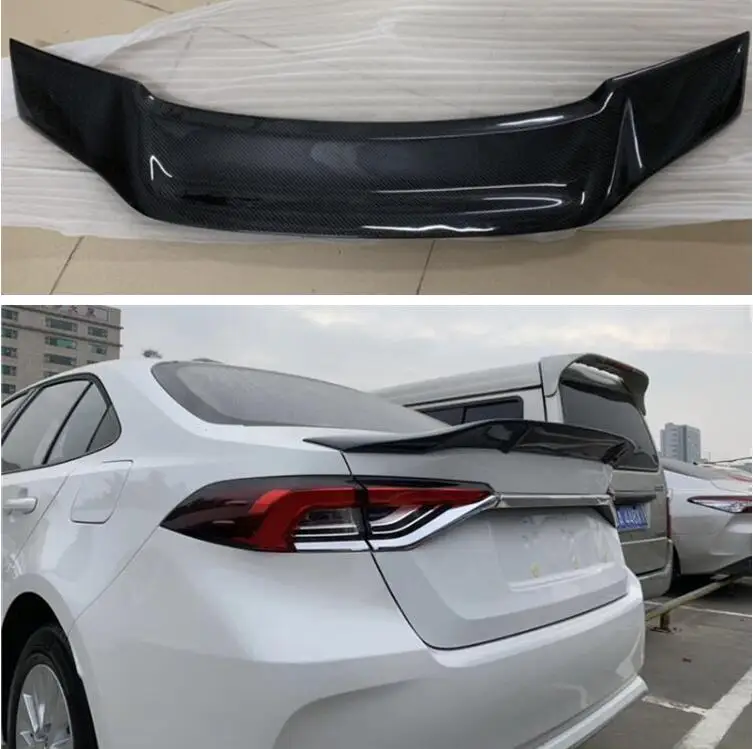 Высококачественный спойлер из углеродного волокна и АБС для заднего крыла