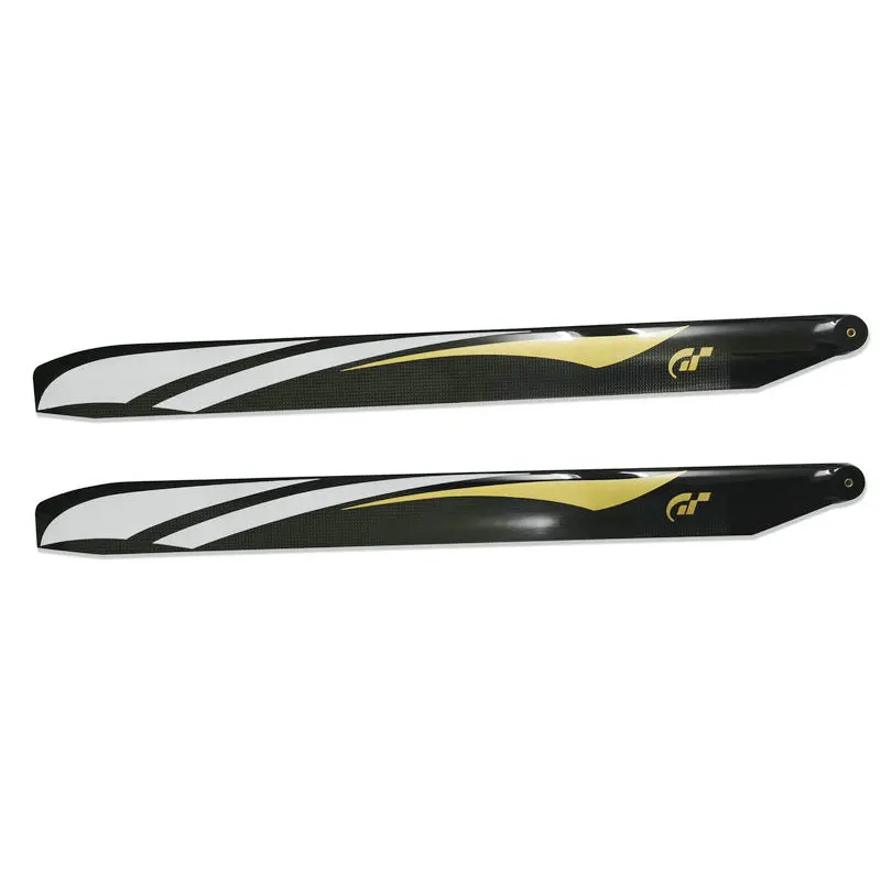 Cuchilla de Rotor principal de fibra de carbono para helic&oacute;ptero teledirigido, accesorios de 690mm para t-rex 700, GUNI, KDS, Agile, Alzrc, SAB700, XLPower700, novedad-1