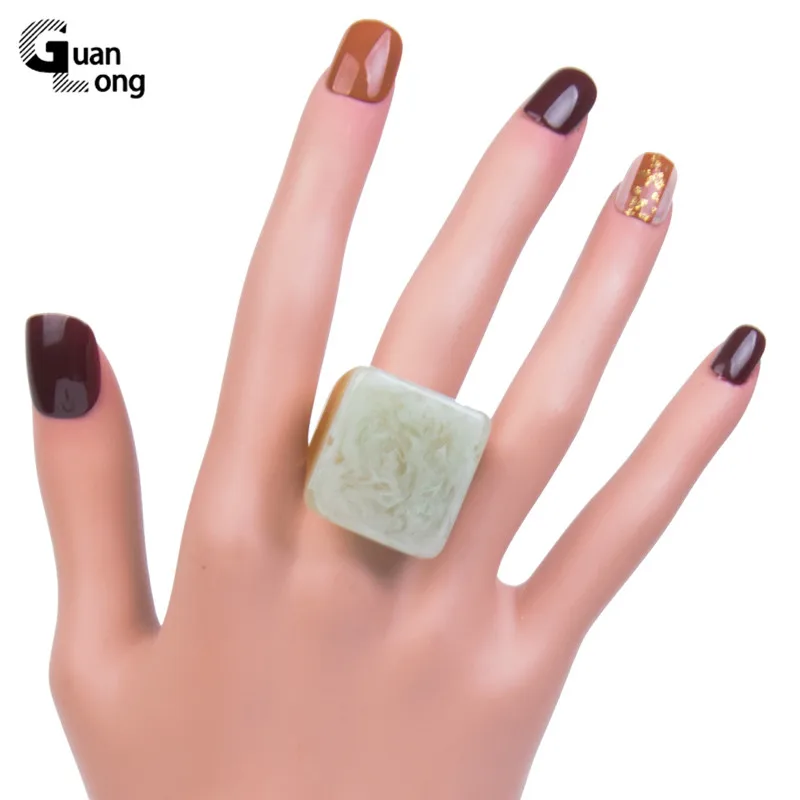 Женское кольцо в стиле панк GuanLong винтажное/обручальное бижутерия с