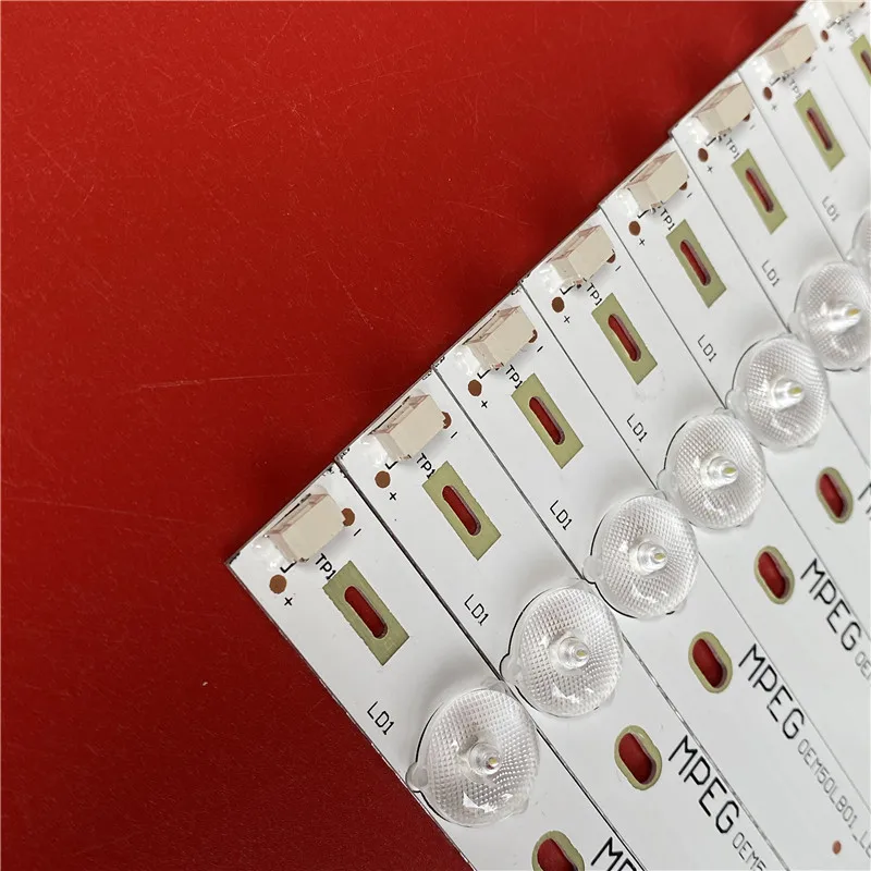 8PCS LED Backlight strip lamp For TCL L50F3800A led 4C-LB500T-YH2 TOT-50D2700-8X5-3030C-5S1P | Лампы и освещение