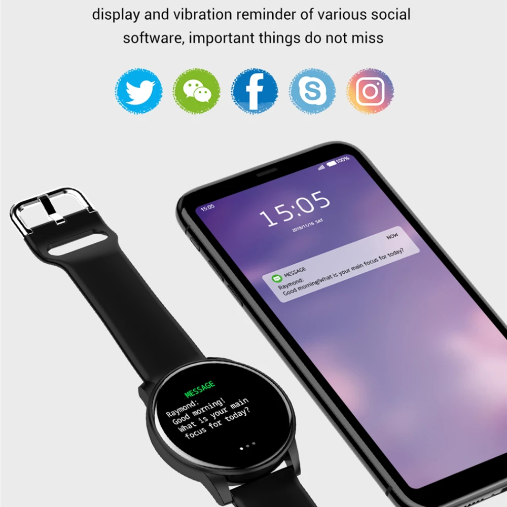 

2021 Smart Watch Men Heart Rate Blood Pressure Sports Weather Forecast Fitness Tracker Ladies Smartwatch Women for Android Ios