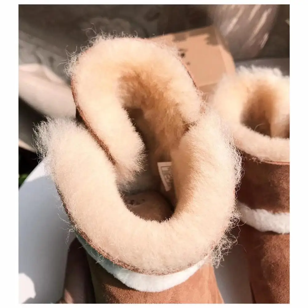 Австралийские высокие качественные зимние сапоги 2019 натуральная овчина 100%