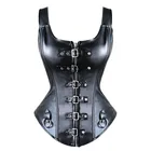 Корсет женский кожаный, корсет бюстье, 8276