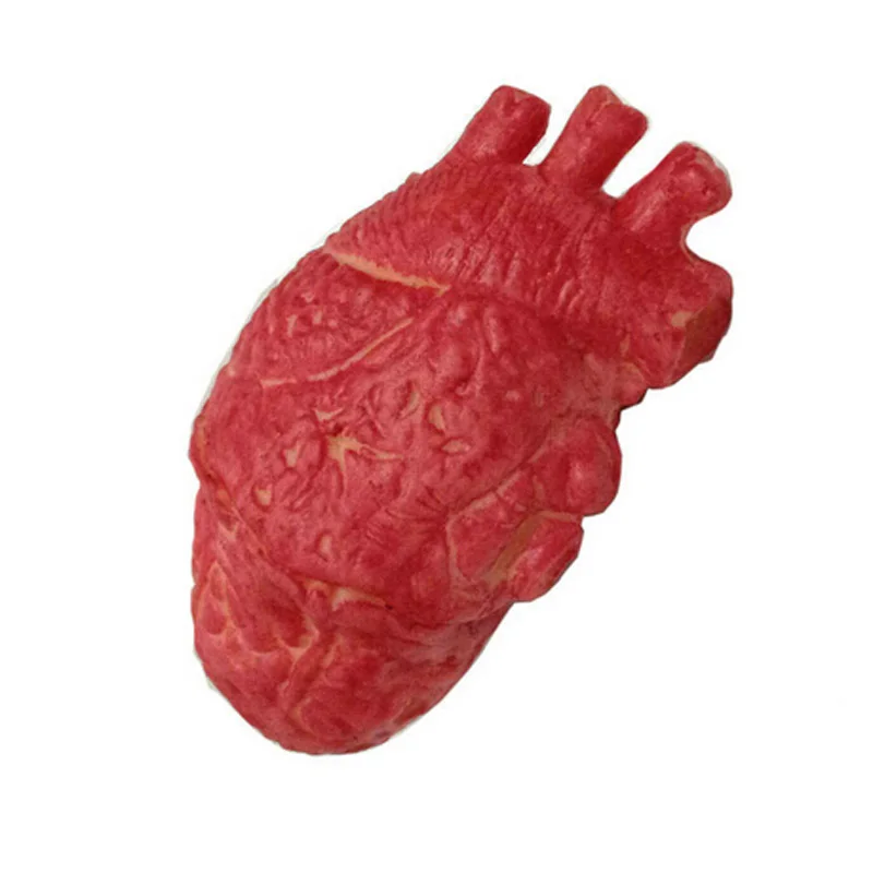 Хэллоуин Поддельные кровяное человеческое сердце зомби еда Чоп магазин часть