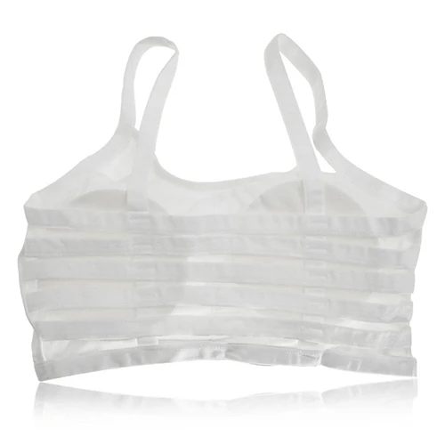 Женский сексуальный черный и белый бюстгальтер без косточек с вырезом на спине