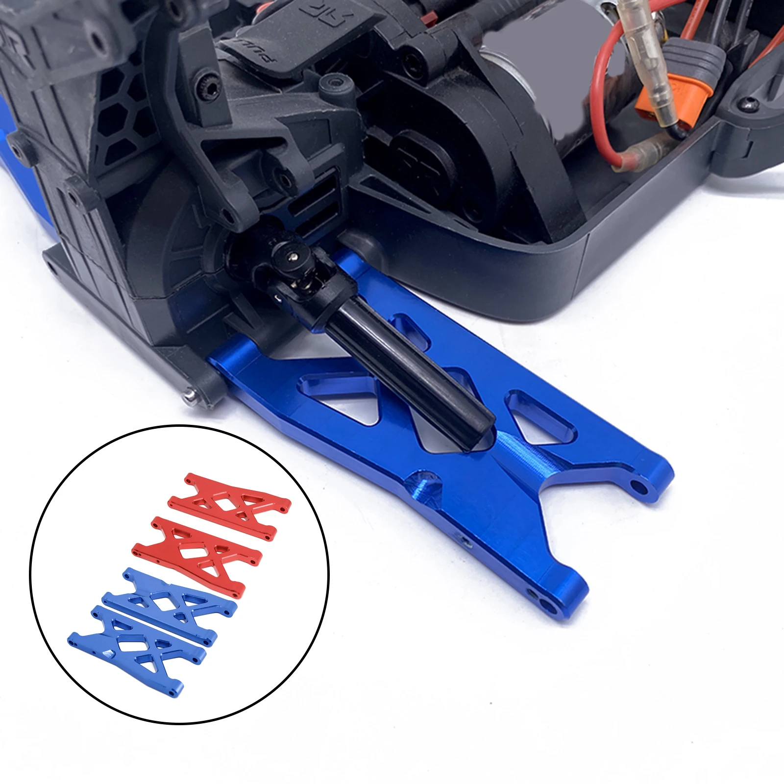 

2x 1/10 Scale Aluminum Alloy Front Rear Lower Swing Arms for Arrma Senton BigRock RC Vehicles Model Accessories Part