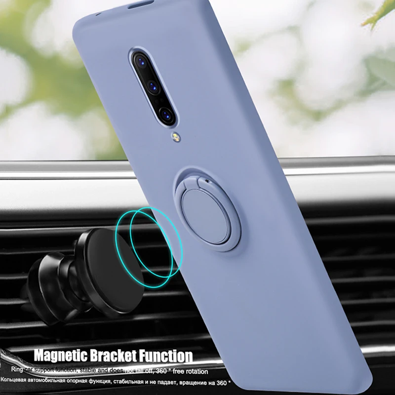 Оригинальный жидкий силиконовый чехол для телефона s Oneplus 7 Pro Роскошный с