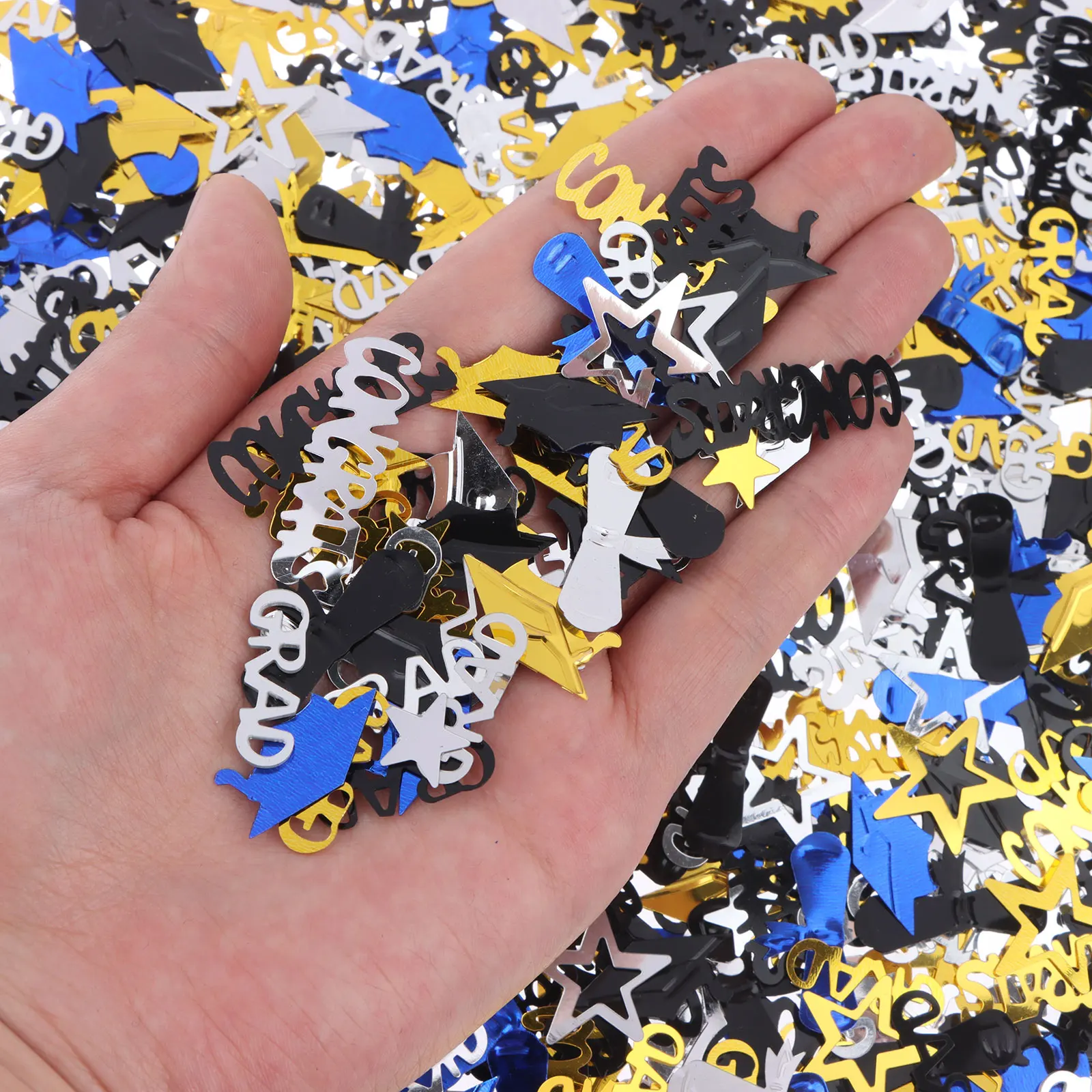 

2400pcs Christmas 2021 Gold Silver Number 2021 Confetti Happy New Year Letter Confetti New Year Decorations Christmas Decor