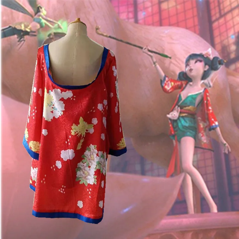 Костюм в стиле аниме с героями мультфильмов белая змеиная девушка лиса женский