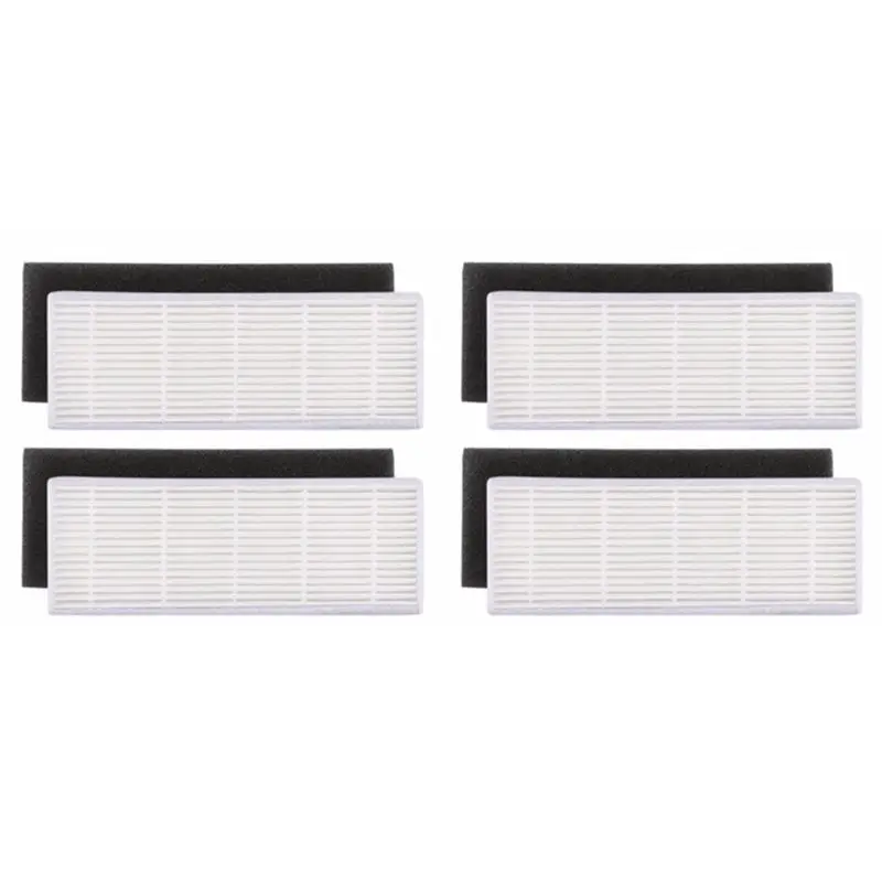 

20pcs/lot HEPA filter & Sponge Filters replacements for ilife A4s A6 A4 A40 dust cleaning filter vacuum cleaner accessories