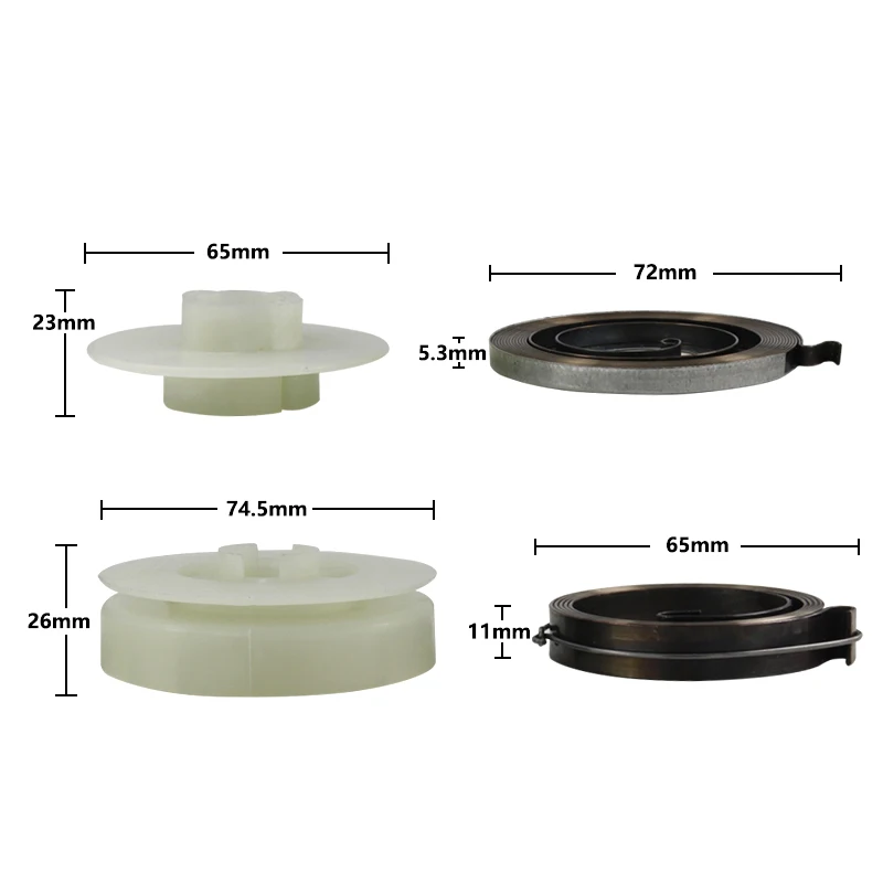3 шт. электрическая бензопила легкий стартовый шкив с 2 пружинами подходит 4500 5200