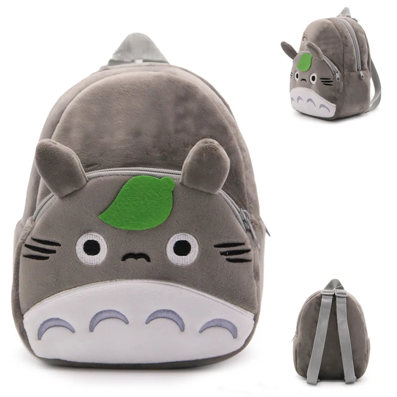 s totoro Детские рюкзаки с объемными животными для маленьких девочек и мальчиков, школьный рюкзак для детей с рисунком пингвина, рюкзак для детского сада, игрушки, подарки, школьные сумки - Цвет: s totoro