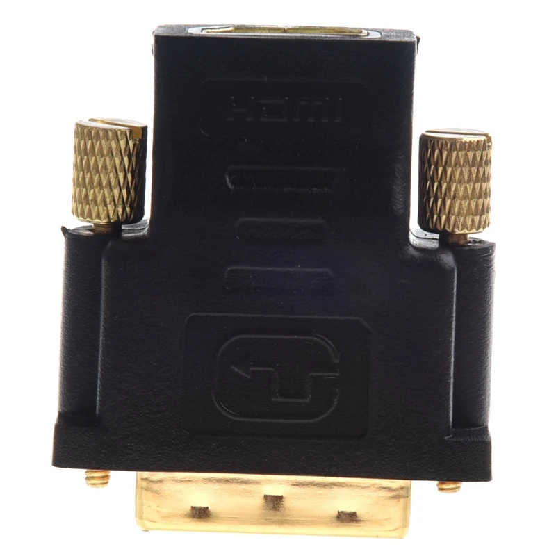 

1 Pcs Gold Plated HDMI Female to DVI-D Male Video Adaptor & 1 Pcs Virtual Display Adapter DVI DDC EDID Dummy Plug