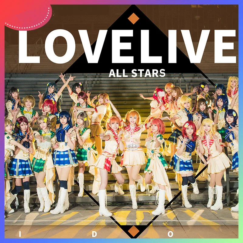 

Любовь Live All stars School idol festival милое платье карнавальный костюм